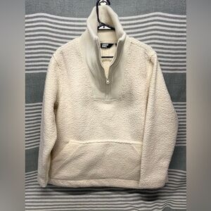 Lands' End Cozy Boucle‎ Fleece Pullover Size XL